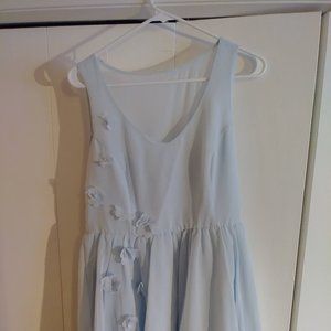 ice blue party dress size 14.